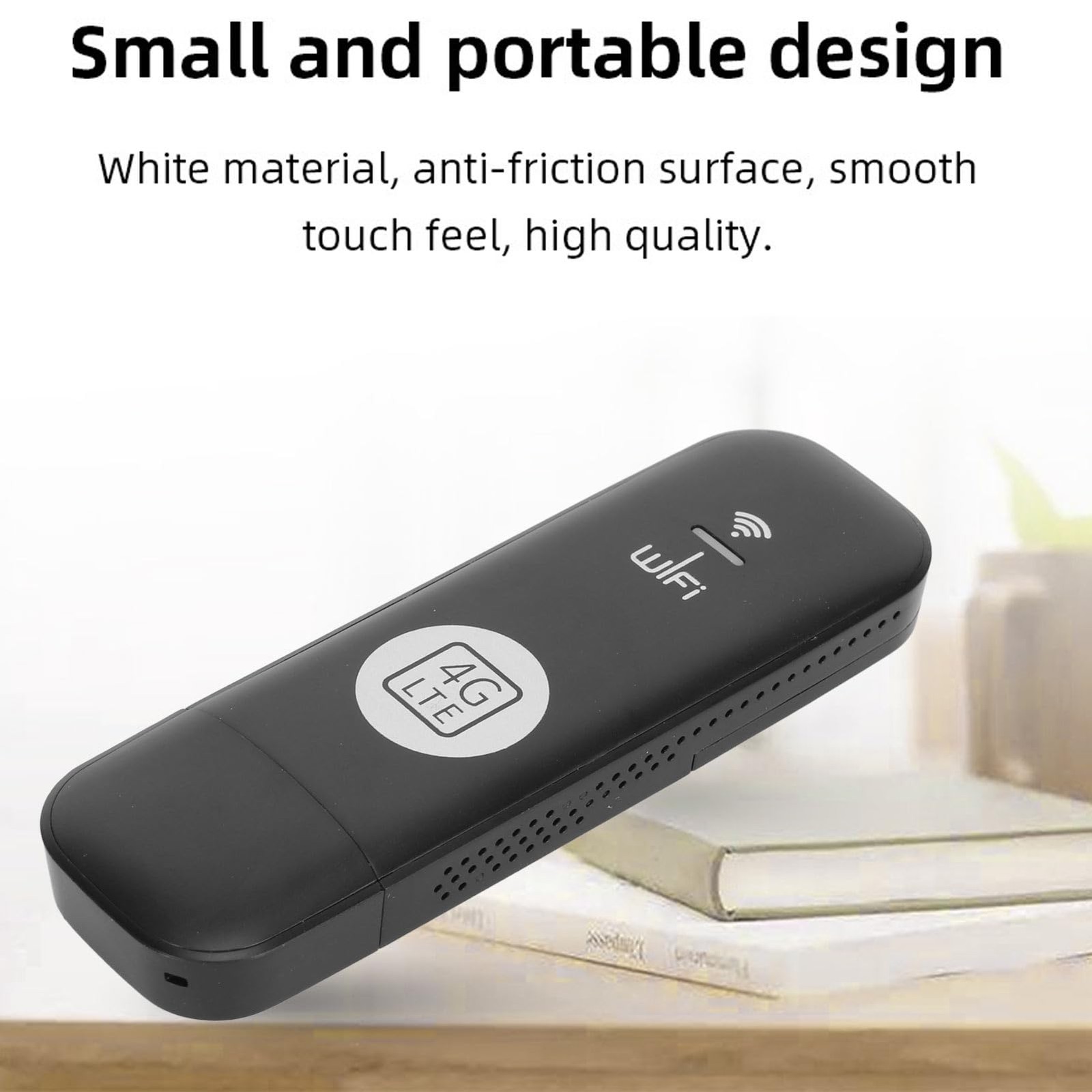 4G LTE USB WiFi Modem, High Speed 150Mbps Portable Travel Hotspot with SIM Ca…