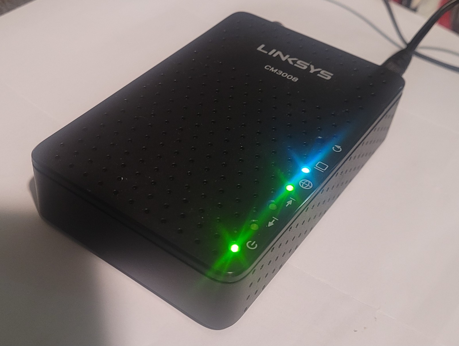 Linksys CM3008 Cable Modem (Power Tested Only)
