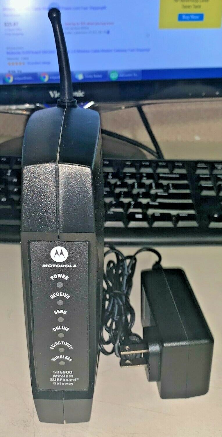 Motorola SBG900 DOCSIS 2.0 Wireless SURFboard Gateway Modem