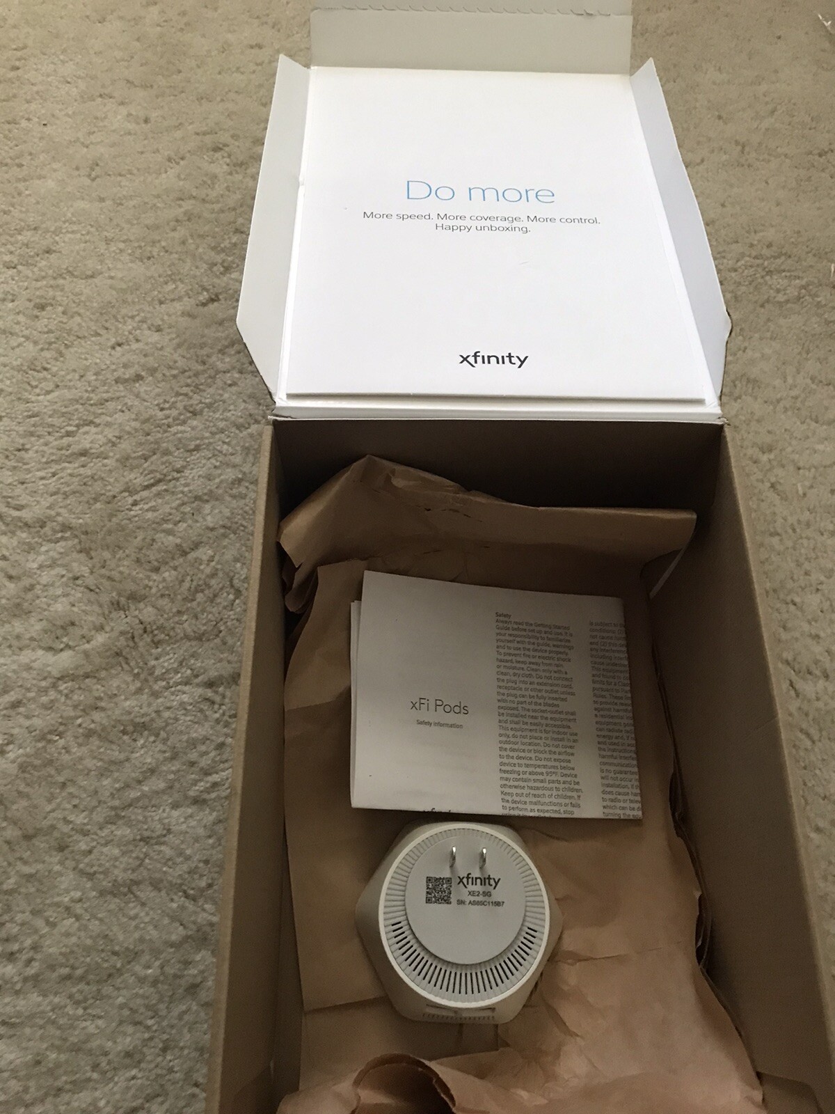 Xfinity 2nd Gen XE2-SG – 1 Pod Only