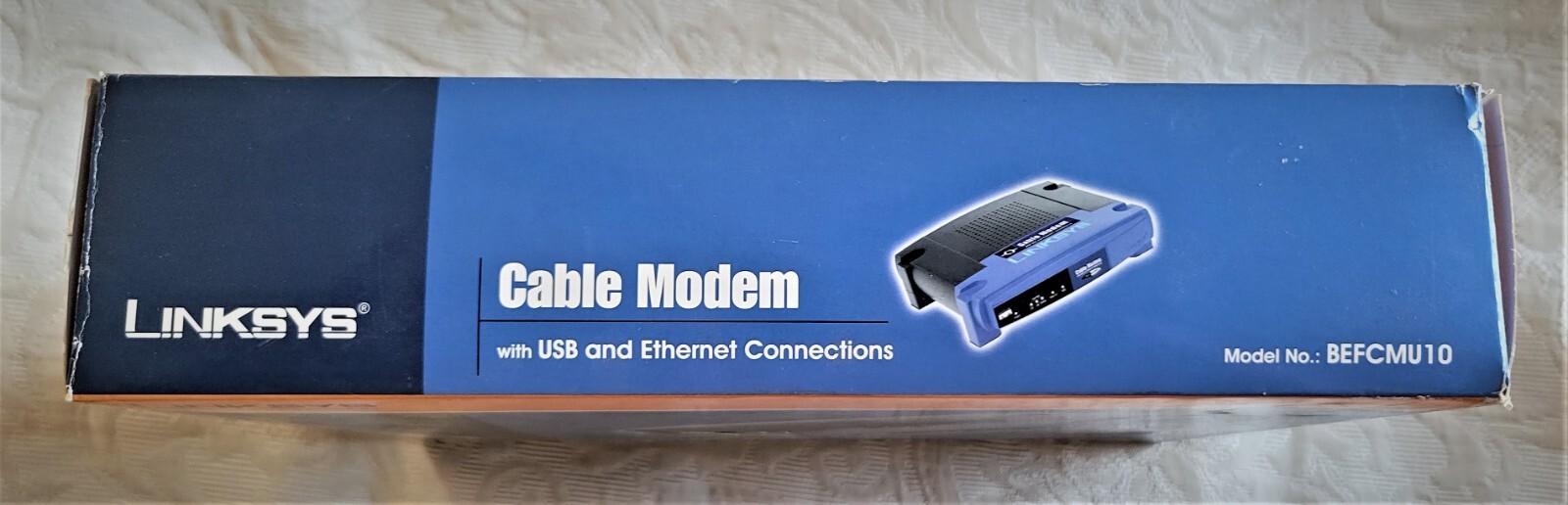 LINKSYS Cable Model with USB & Ethernet Connections – Model BEFCMU10