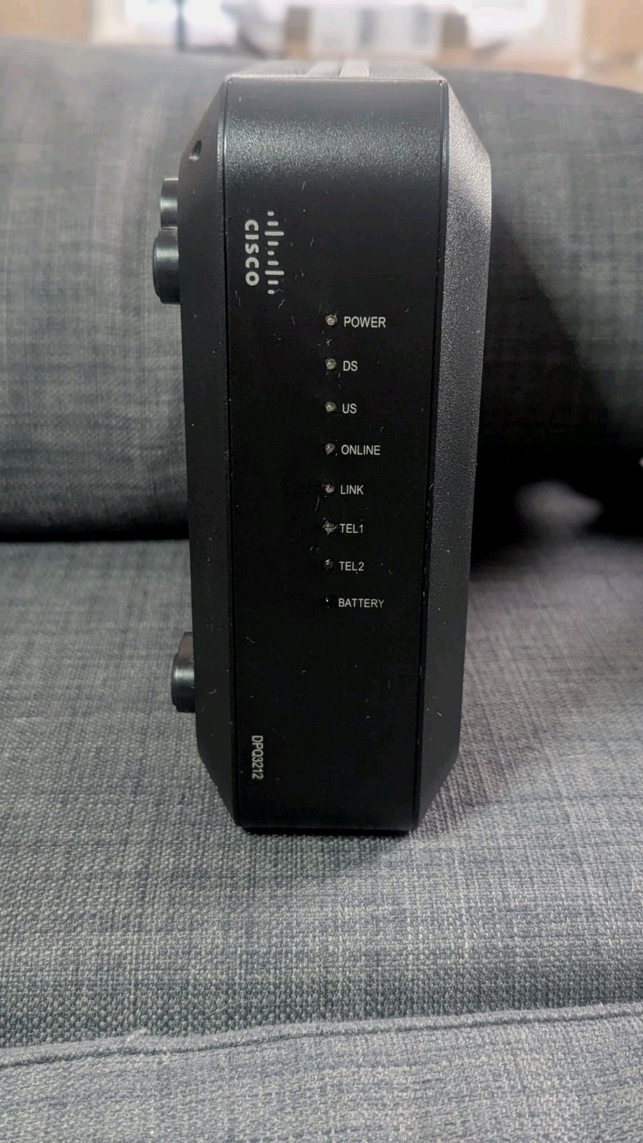 Cisco DPQ3212 DOCSIS 3.0 Cable Modem – Tested Works – With Power Cable