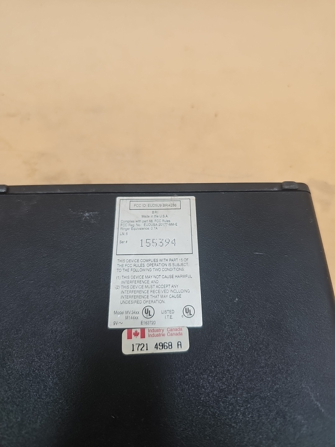 Bocamodem MV.34xx 32.6 bps 14.4 Kbps Data Fax Modem