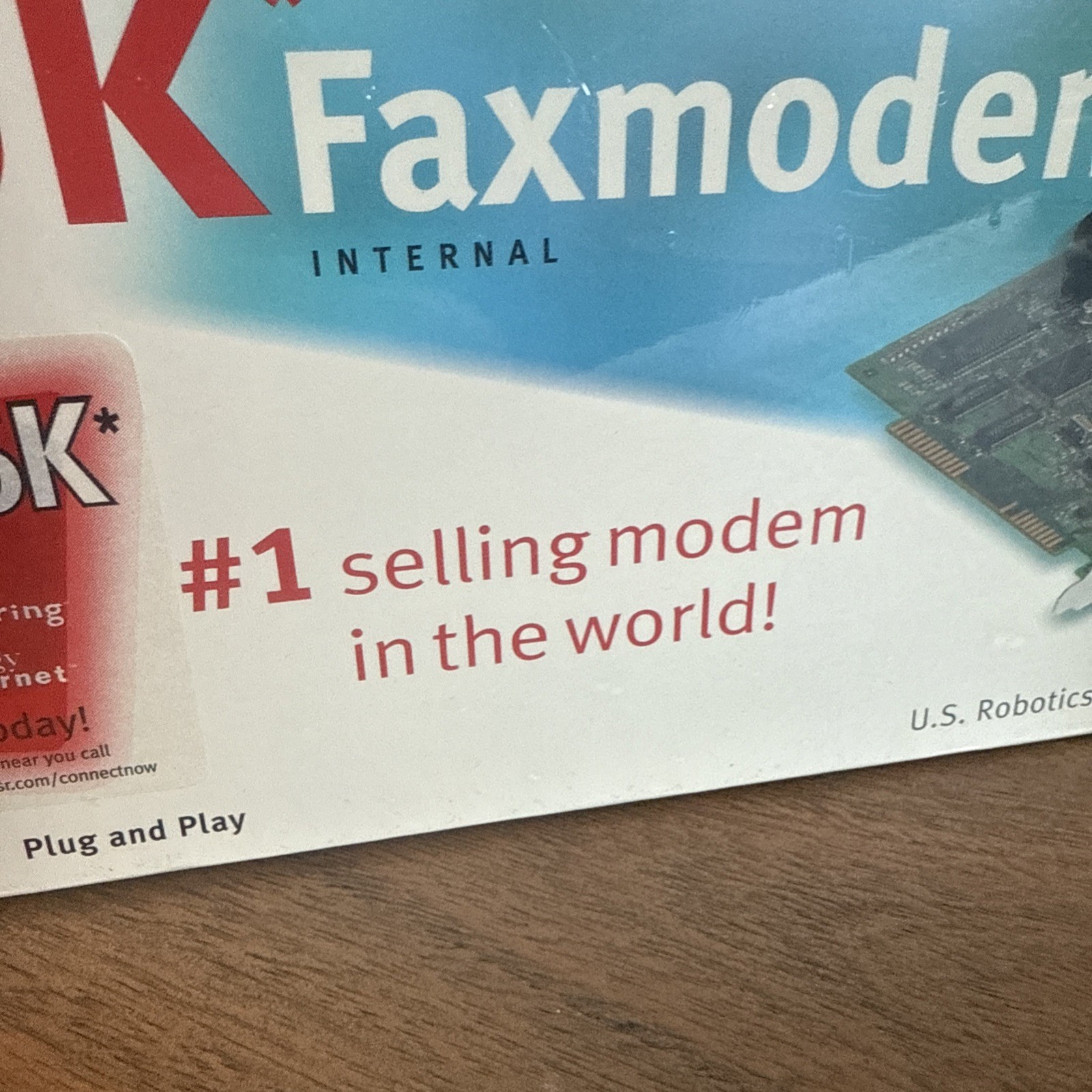 US Robotics Sportster 56K Faxmodem Internal Vintage Model No 1787/PC Plug & Play