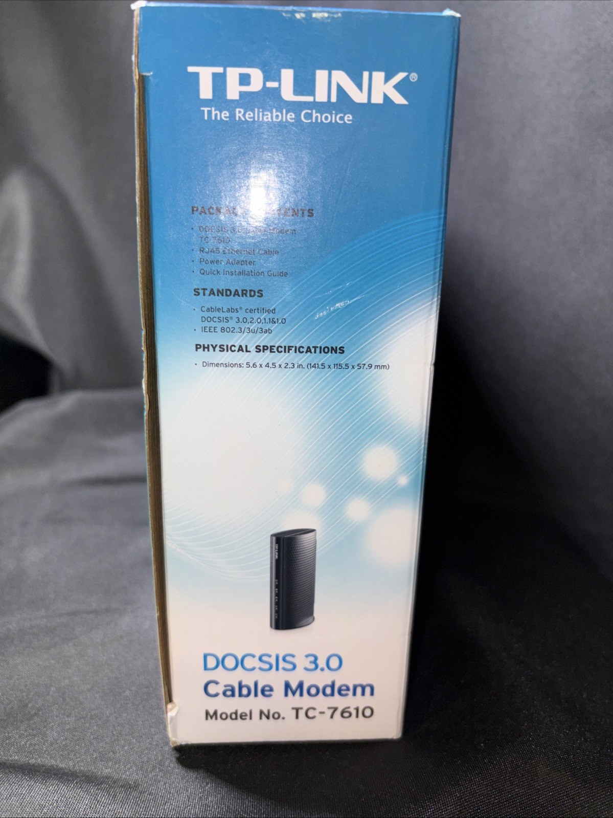 TP-Link TC-7610 DOCSIS 3.0 Cable Modem Gigabit Xfinity Spectrum Cox Internet