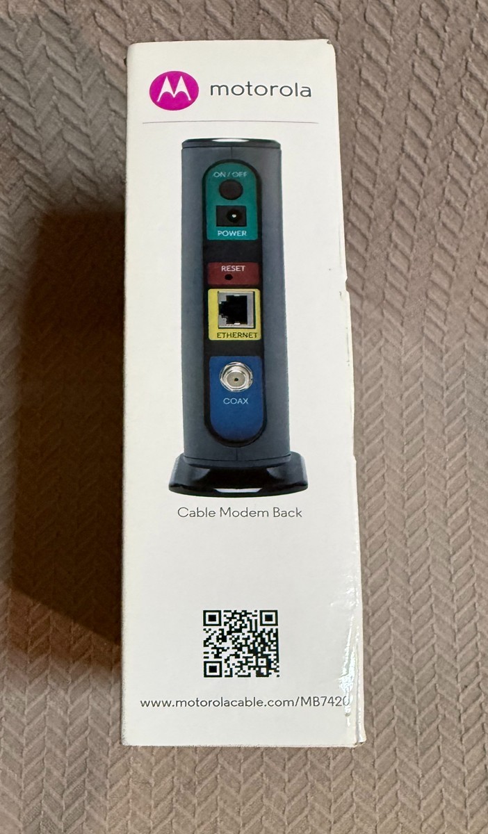 Motorola MB7420 Cable Modem – 16×4 686 Mbps DOCSIS 3.0