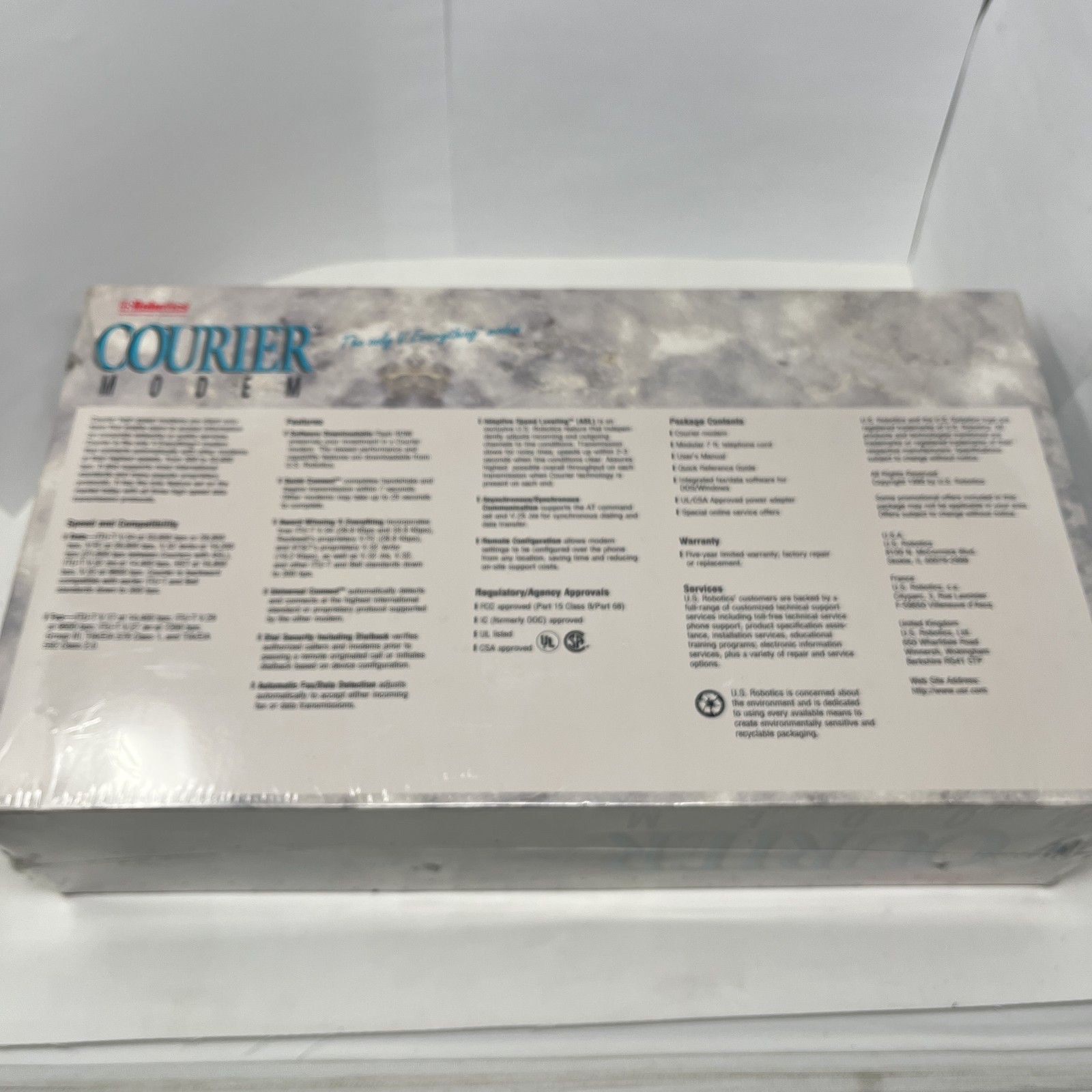 U.S. Robotics Courier V.Everything with V.34 Modem – New Sealed Vintage Dial-Up