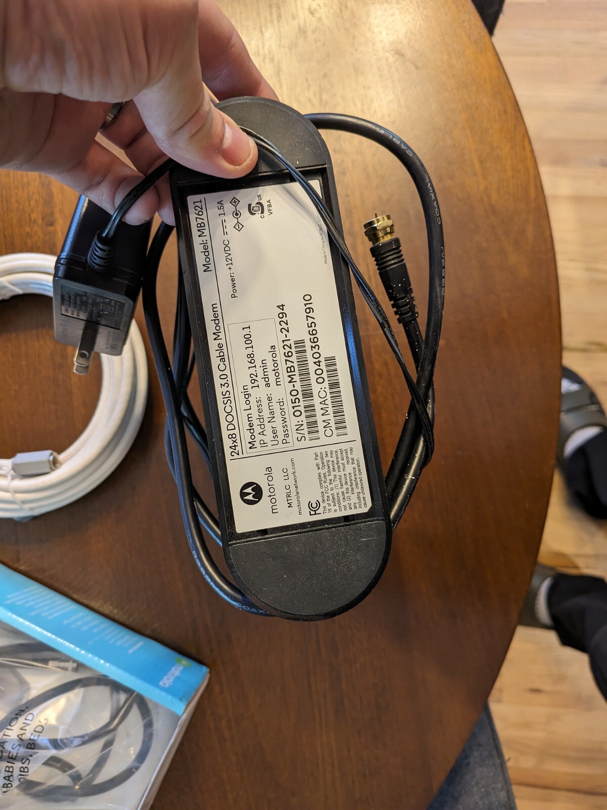 Motorola MB7621-10 1000 Mbps Modem