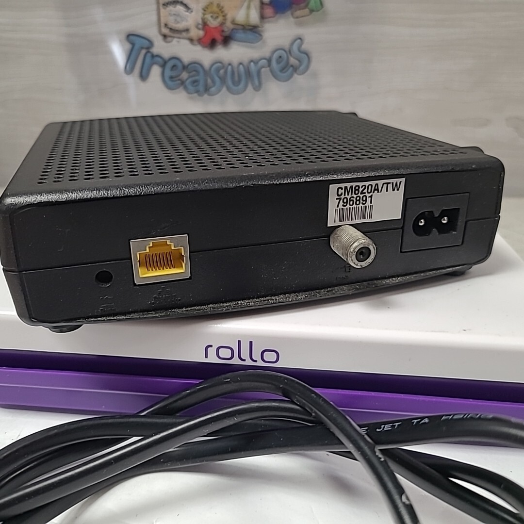 ARRIS CM820A DOCSIS Cable Internet Modem with Power Cord Pre-owned Used