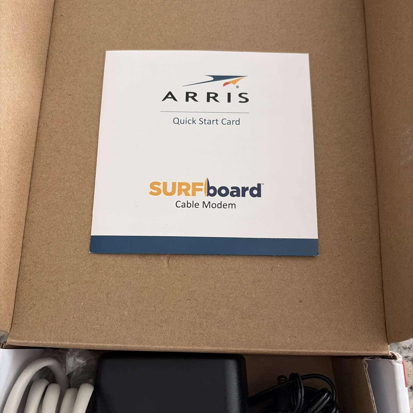 ARRIS Surfboard SB6190-RB DOCSIS 3.0 Cable Modem, White