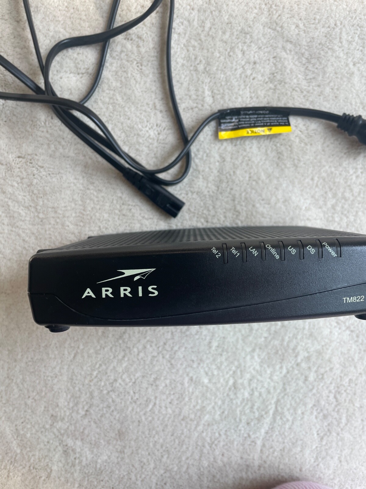 Arris TM822G DOCSIS 3.0 Cable VoIP Telephony Modem Optimum