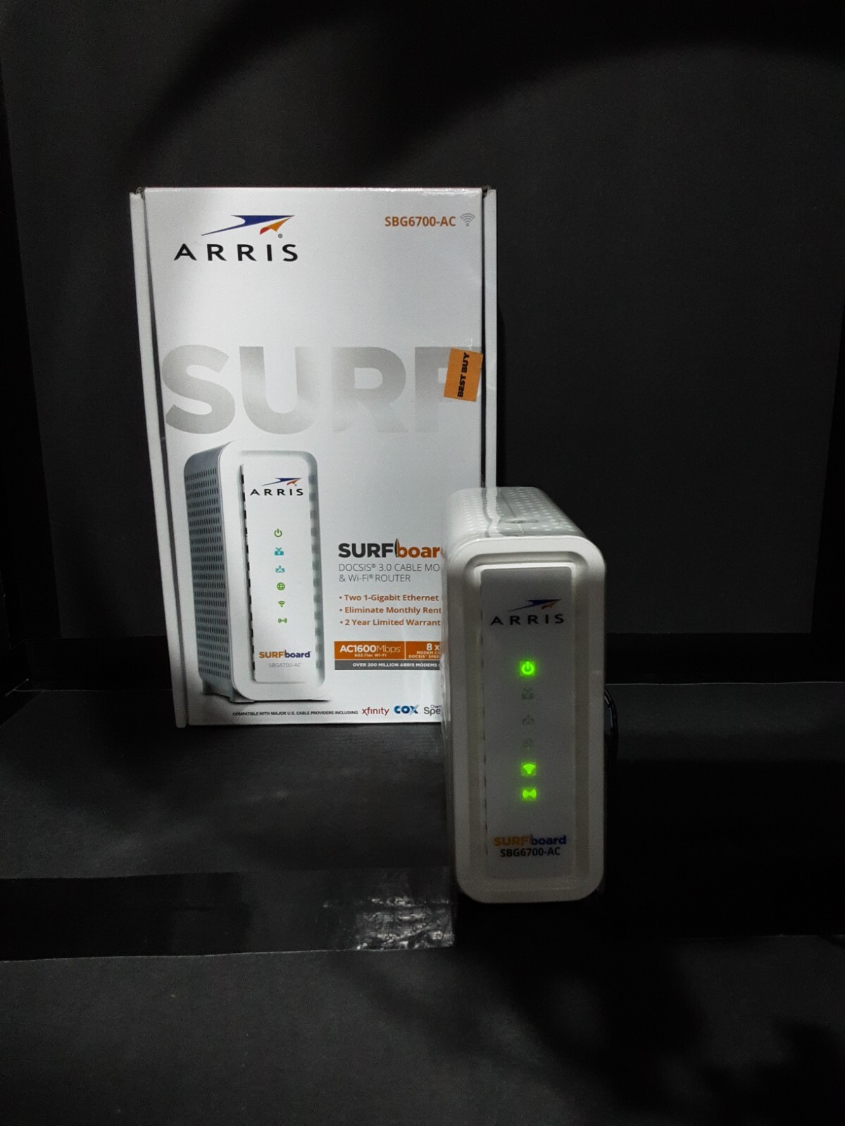 Arris Surf Board DOCSIS 3.0 SBG6700-AC Open Box