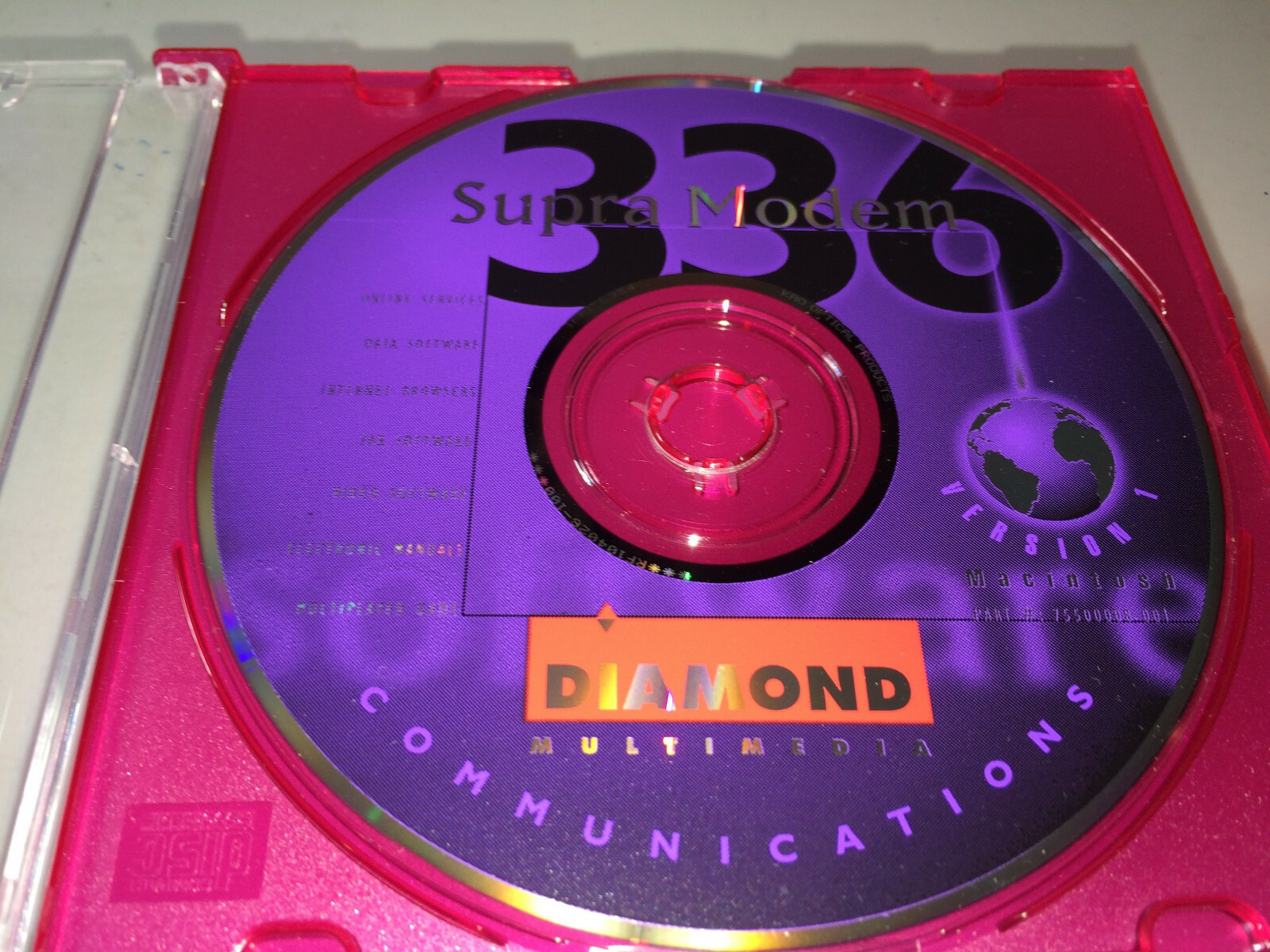 Diamond Multimedia SupraExpress SP 336 Modem Software cd