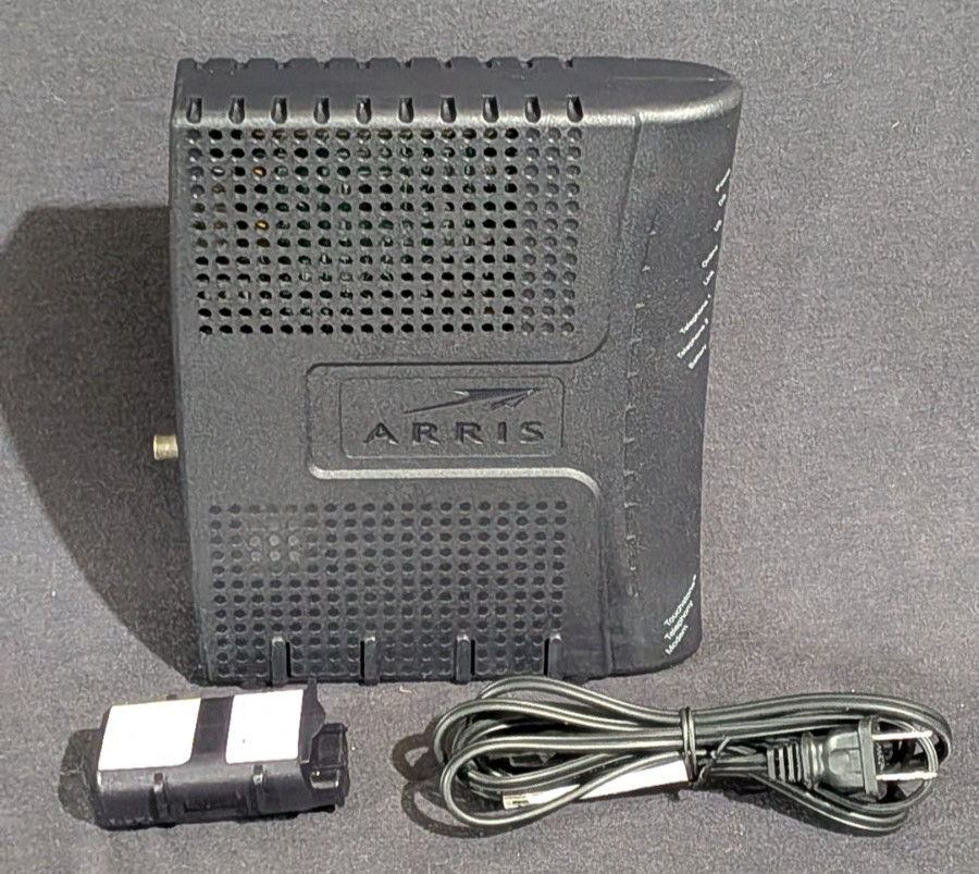 Arris TM602G/115 Modem with Battery