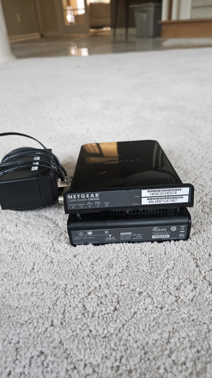 NETGEAR CM500 680 Mbps Xfinity Compatible Cable Modem