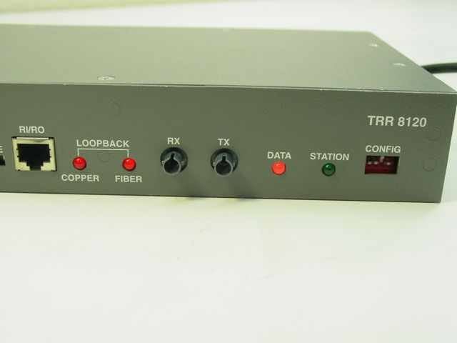 Andrew TRR 8120RJ 301-0345-01 Fiber Optic Modem 115V 60Hz Copper Fiber RJ