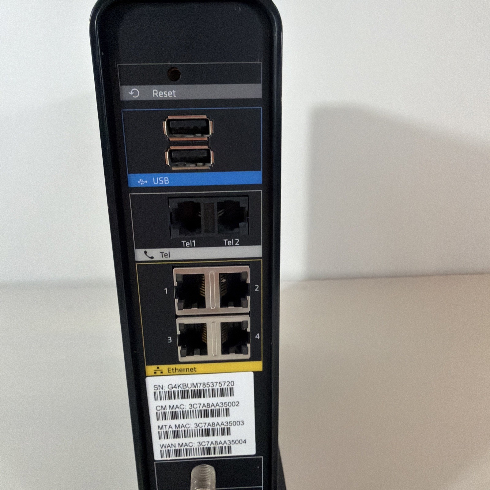 ARRIS TG1682G Wireless Modem Router