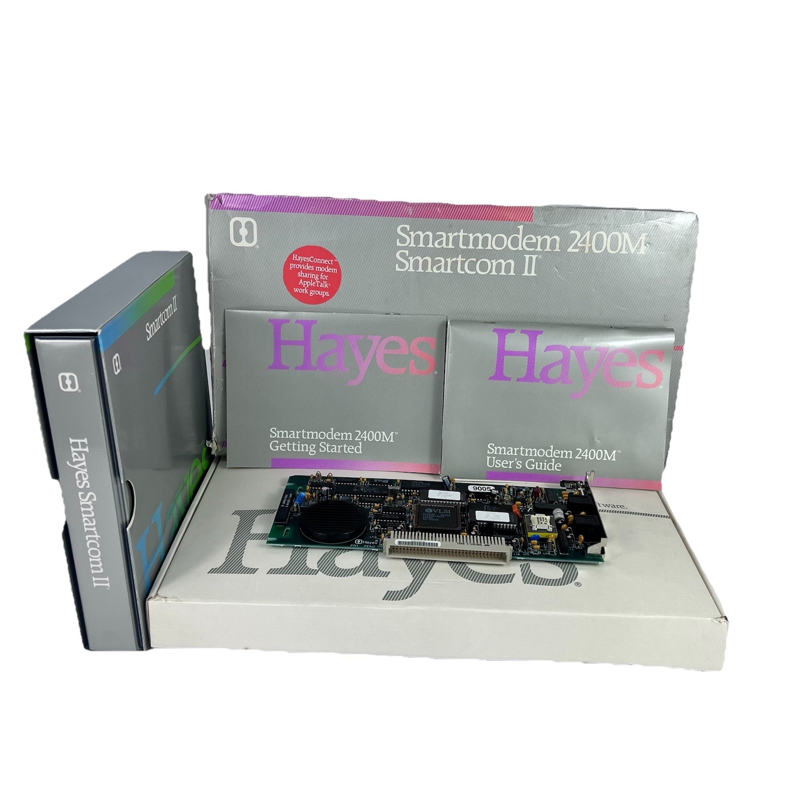 Hayes 07-00056 SmartModem 2400M Smartcom II 2 Computer Modem Board 3102US New