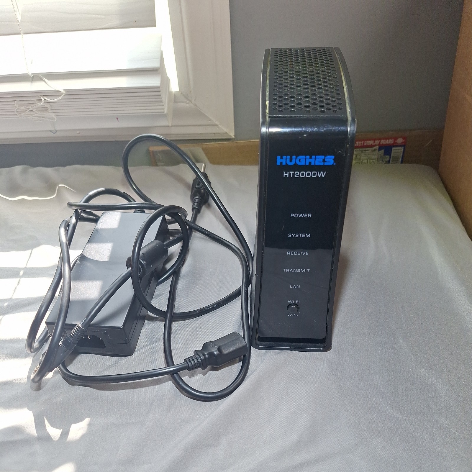 HughesNet HT2000W Black Satellite Dual Band 2.4Ghz-5Ghz Internet Modem Router
