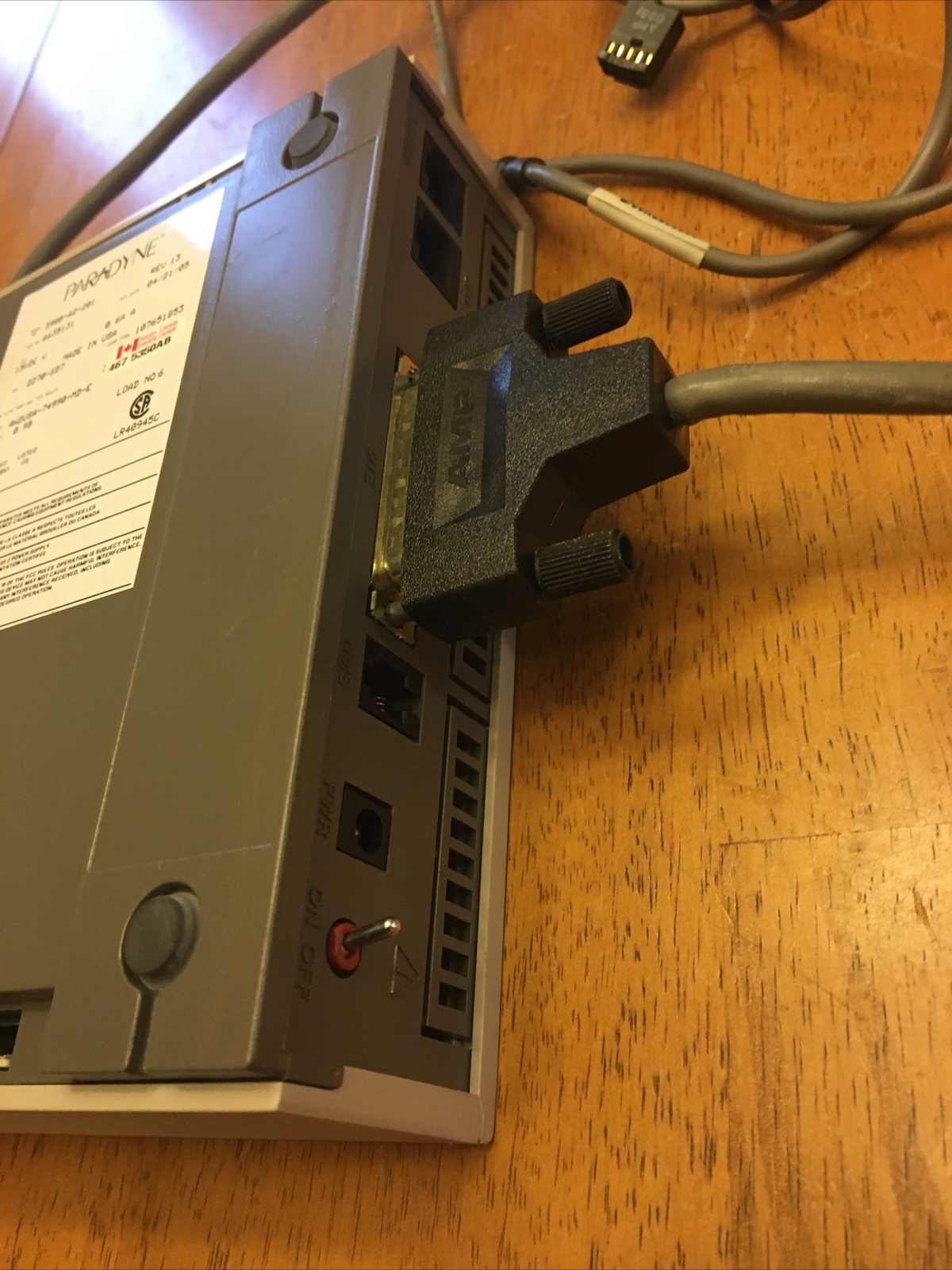 Paradyne Comsphere 3810 Plus External Modem 3980-A2-201 Rev 13