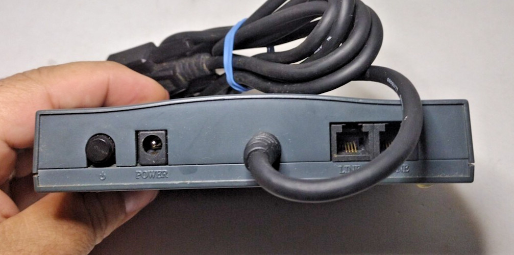 Action-Tec 56K External Modem – EX560LKA 56Kbps W/ Power cord