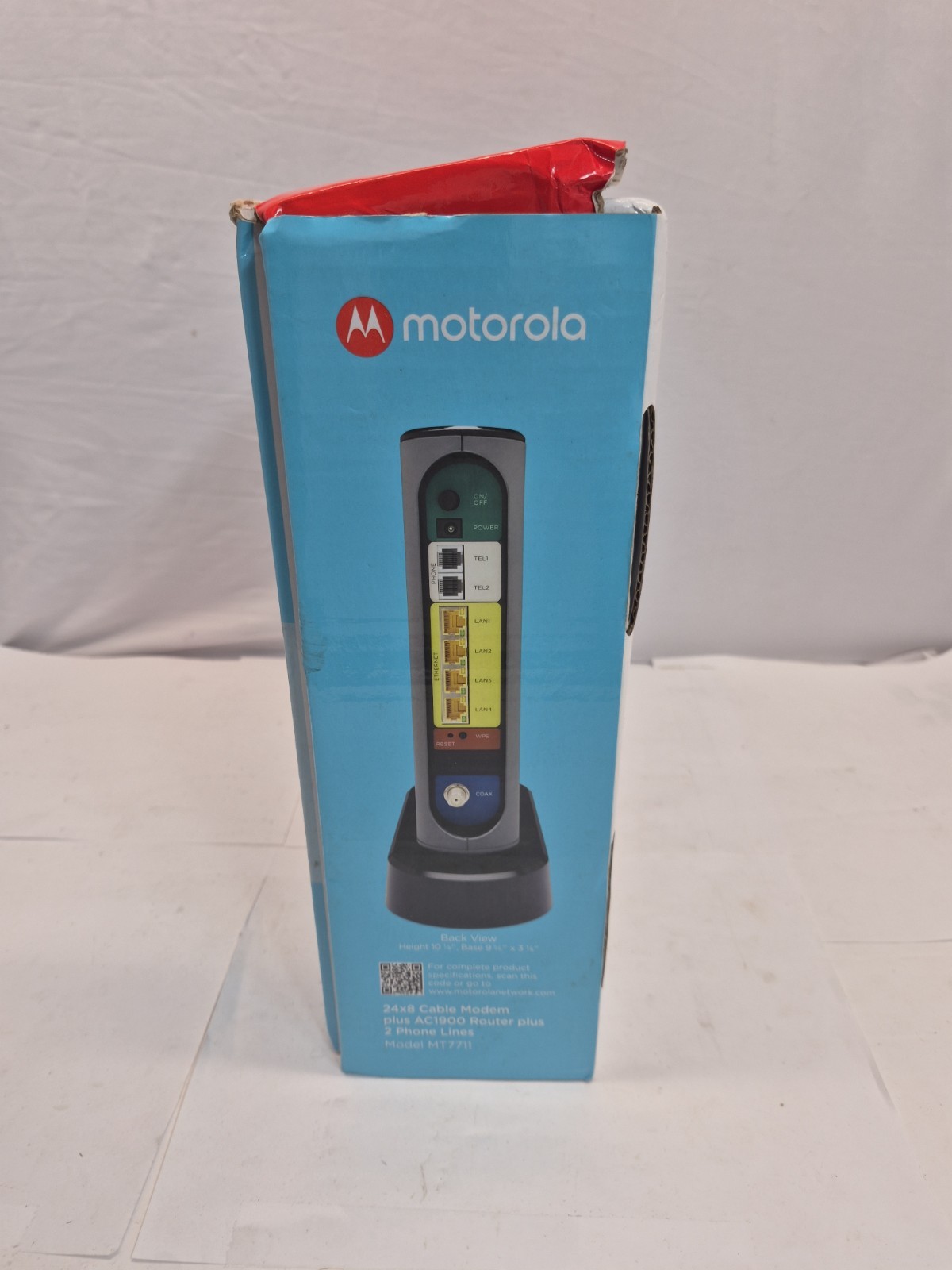 Motorola MT7711 24×8 Cable Modem plus AC1900 WiFi Router