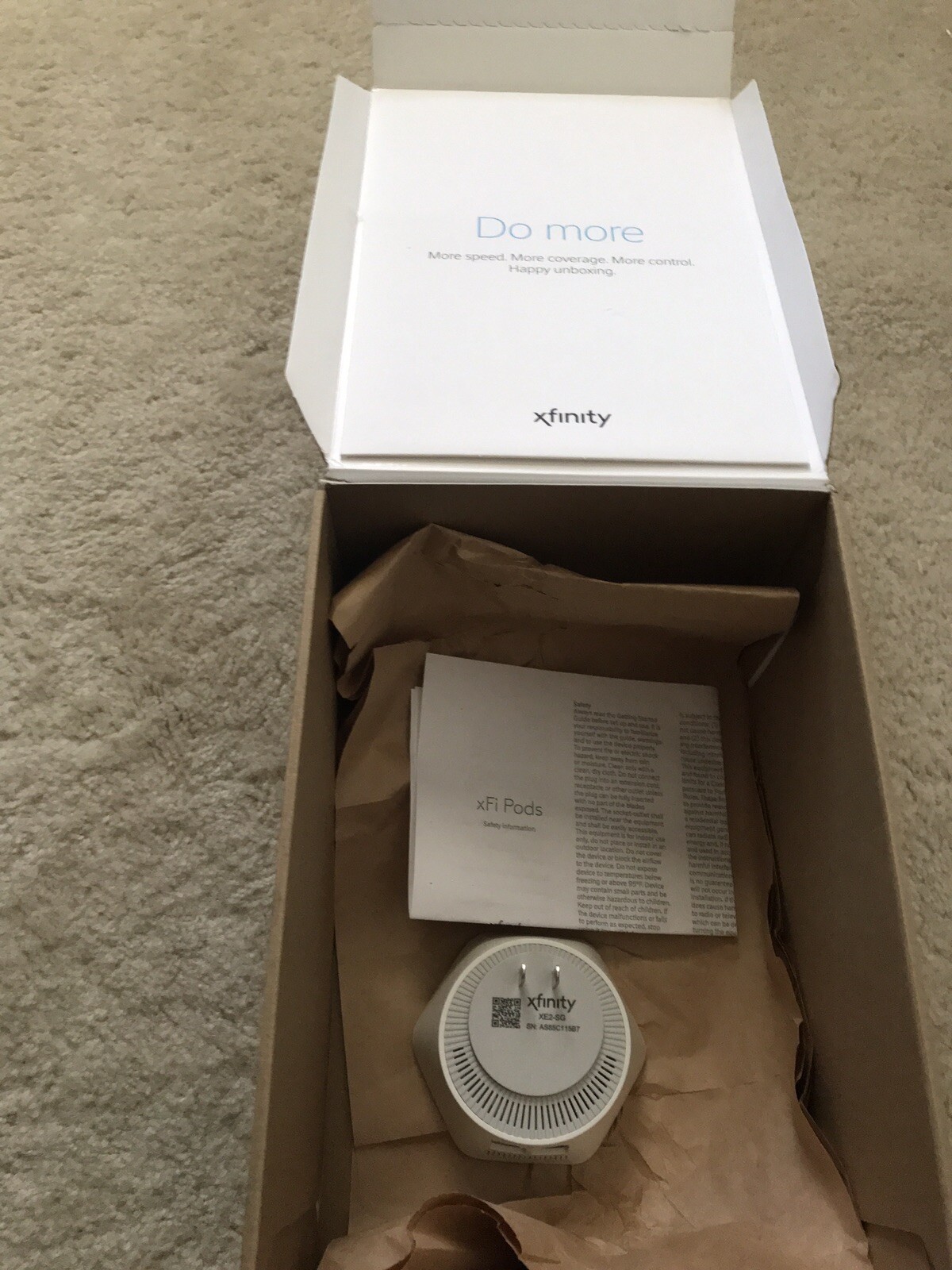 Xfinity 2nd Gen XE2-SG – 1 Pod Only