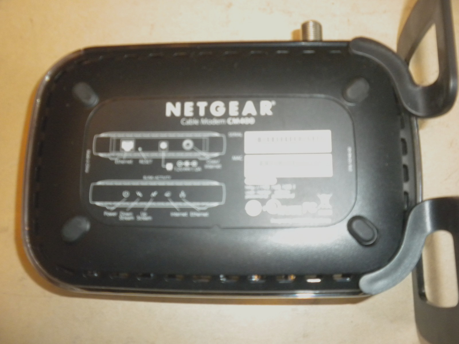 NETGEAR CM-400 High Speed Cable Modem and TP-Link TL-WR841N Router