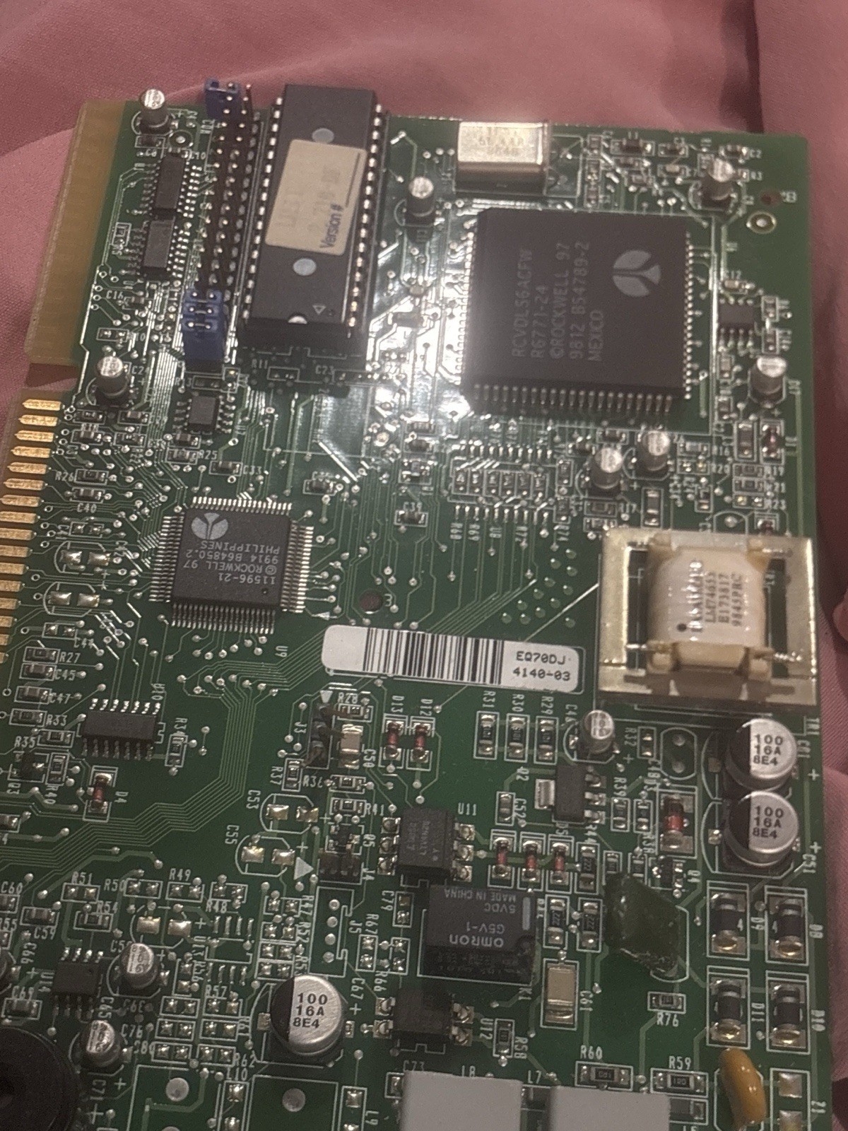 PCI 56K Dial-Up Modem Card RJ11 Internal Fax Modem Desktop PC Vintage