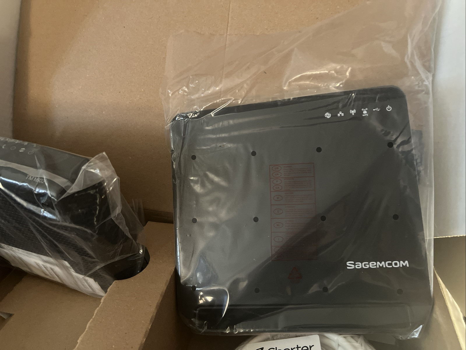 Self Install Kit. SAGEMCOM Router & ARRIS Voice Cable Modem NEW