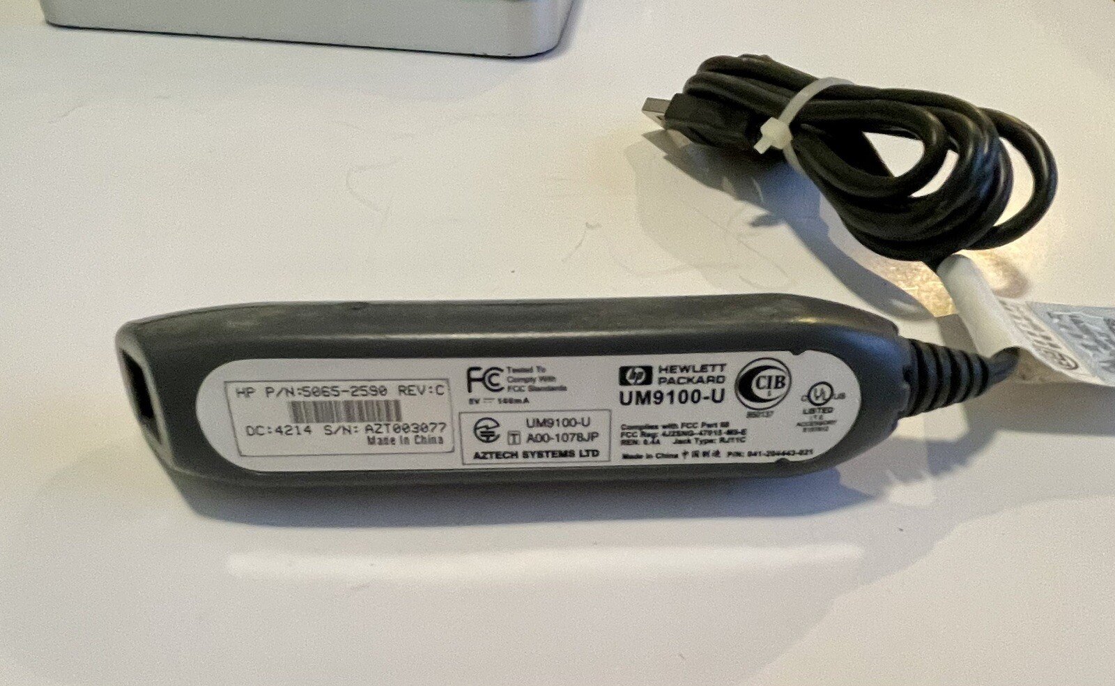 HP UM9100-U / 070-500140-000 USB e-modem 56K Modem “NEW”, FREE SHIPPING
