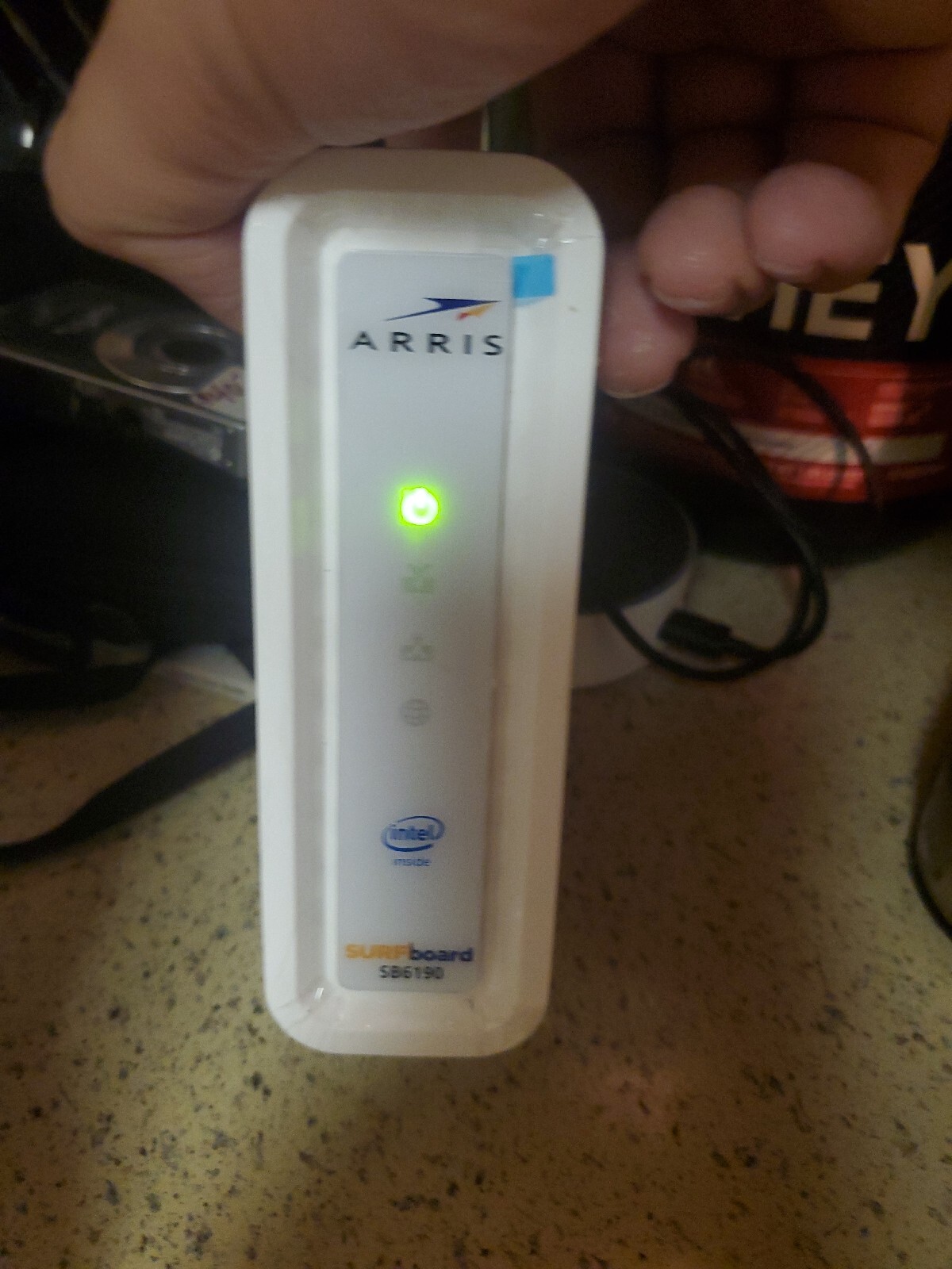 ARRIS Surfboard SB6190 Docsis 3.0 Cable Modem White. Up To 1.4GB Download Speed