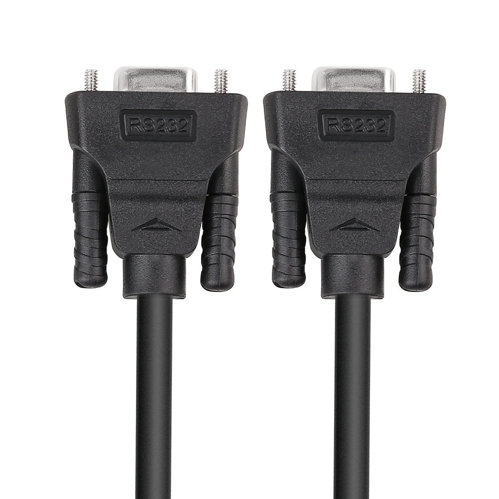 15ft DB9 RS232 Serial Cable Female to Female Null Modem Cord TX RX Crossover