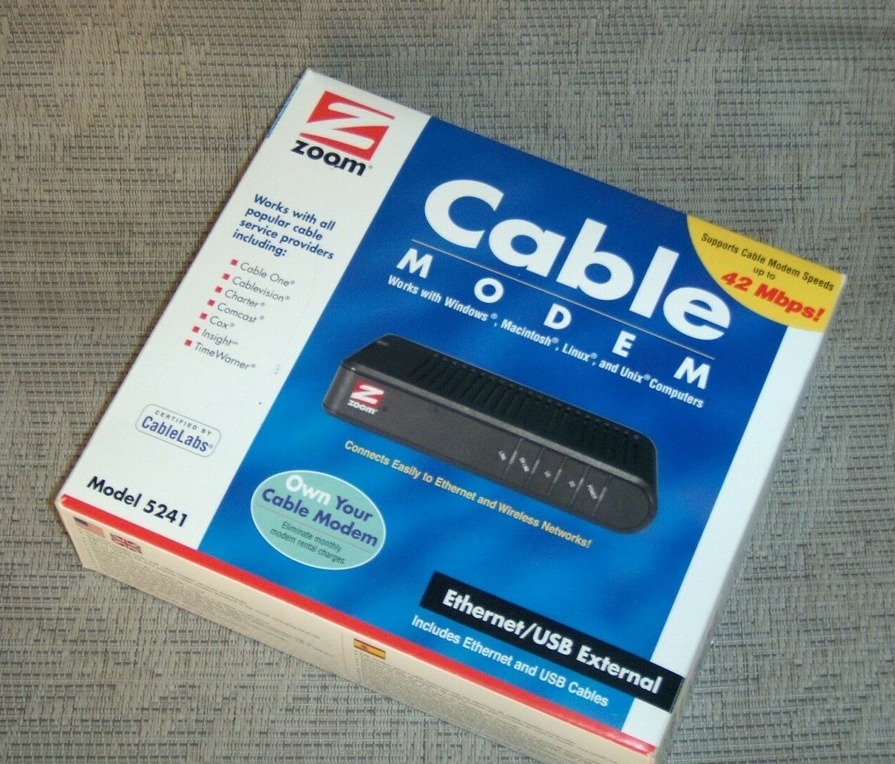 Zoom Cable Modem Model 5241