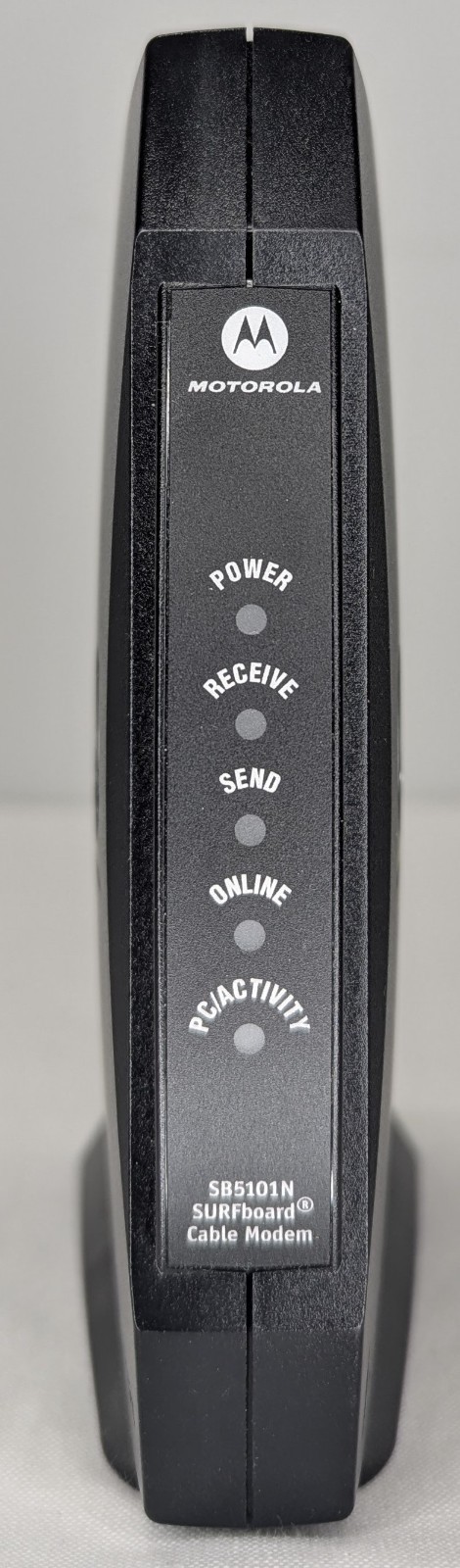 Motorola SB5101N Cable Modem Tested Working with Power Cord and Ethernet Cable