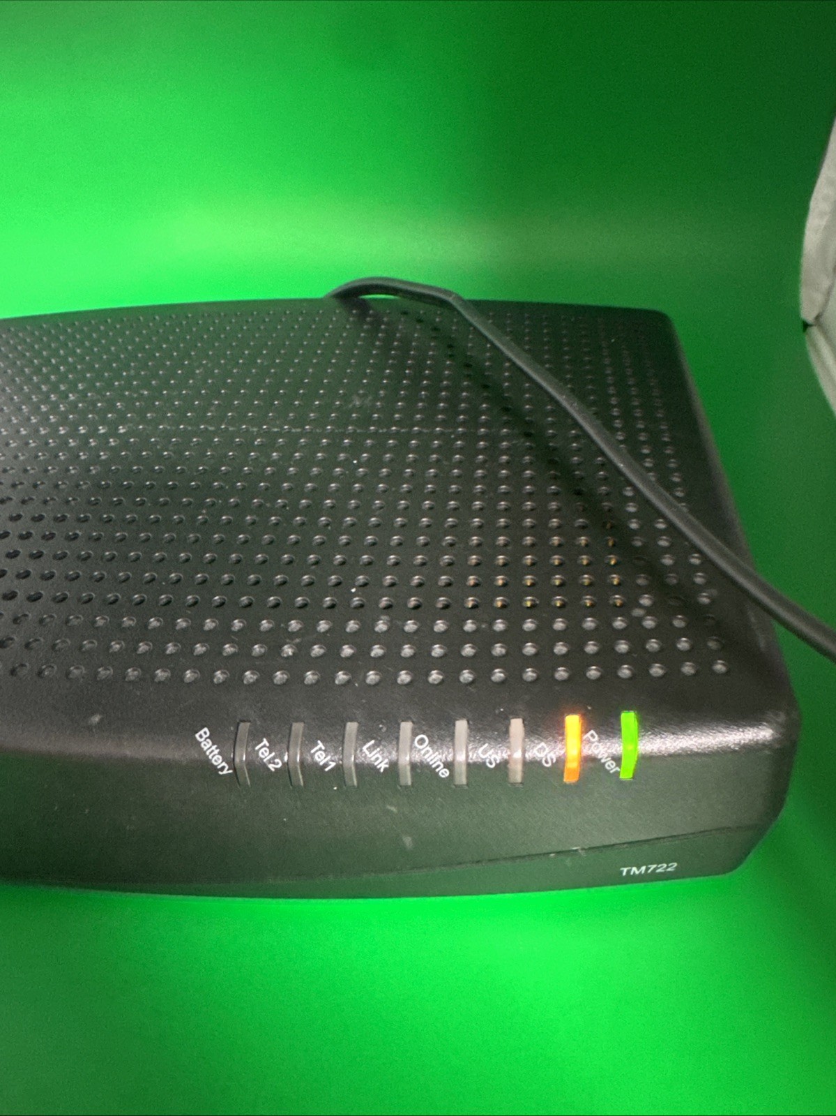 Arris TM722G/CT Touchstone Telephony Cable Modem DOCSIS 3.0 with used battery