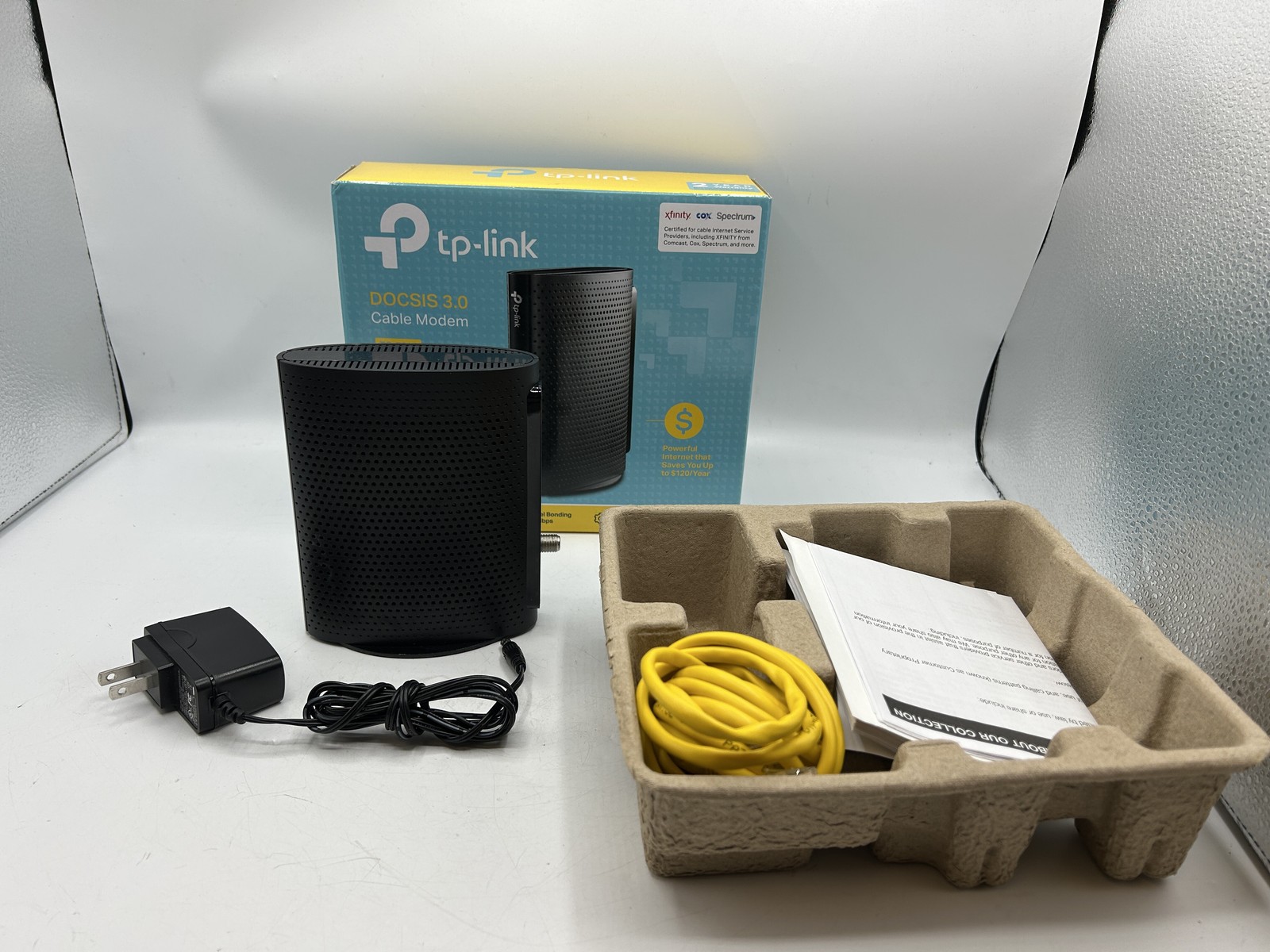 TP-Link Modem TC-7610 DOCSIS 3.0 8X4 Channel Bonding Gigabit Port