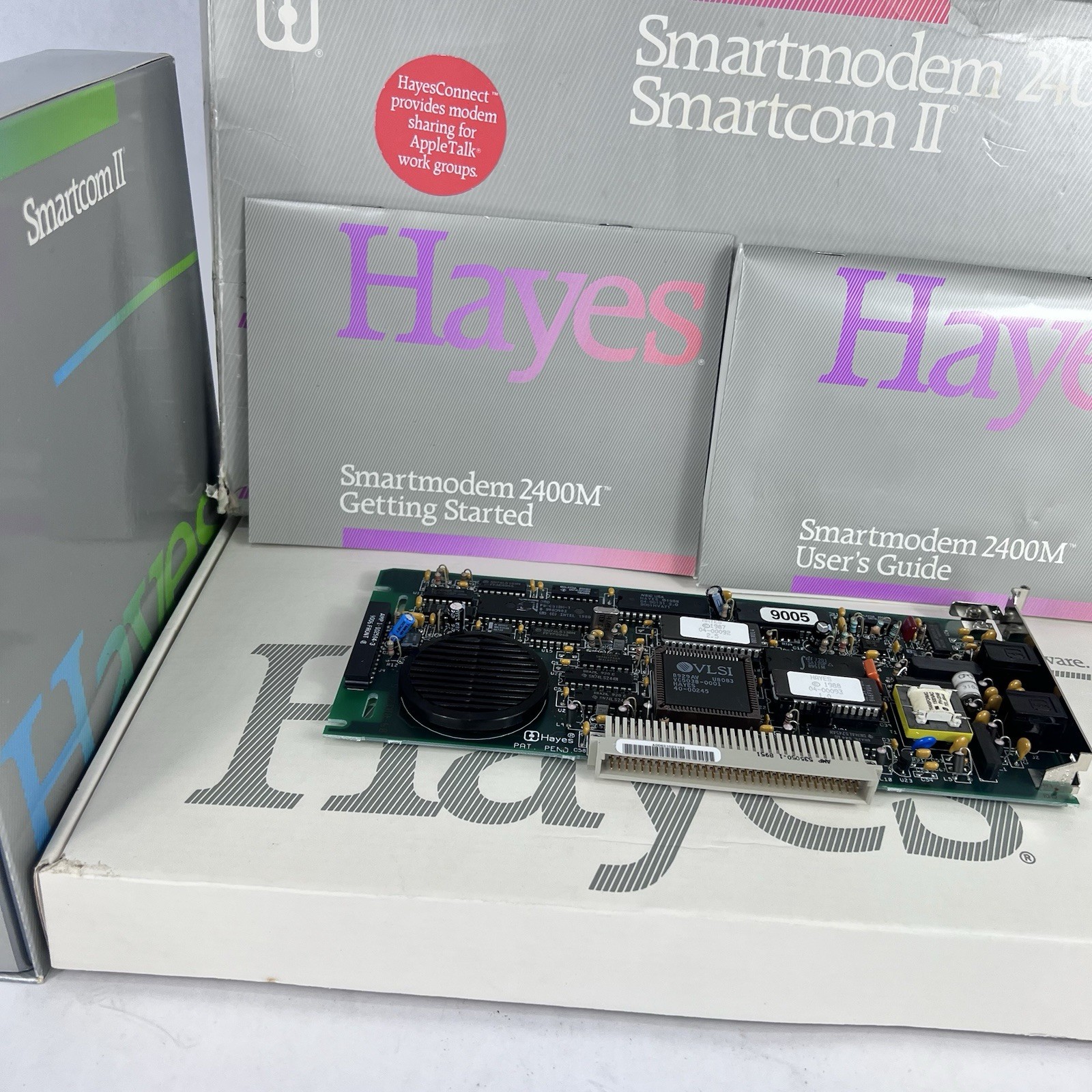 Hayes 07-00056 SmartModem 2400M Smartcom II 2 Computer Modem Board 3102US New
