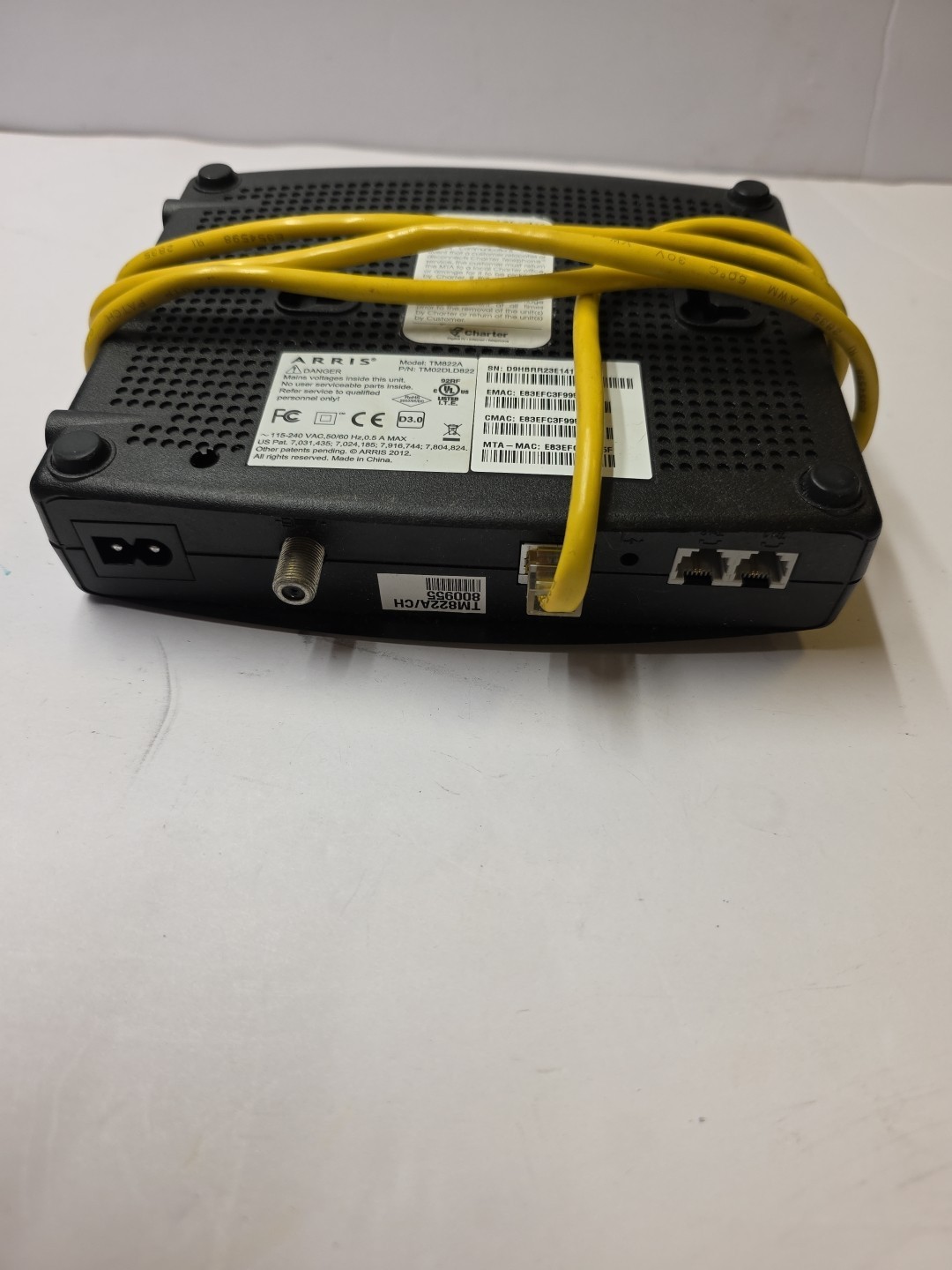 ARRIS Arris Tm722g Cable Modem TM822A7