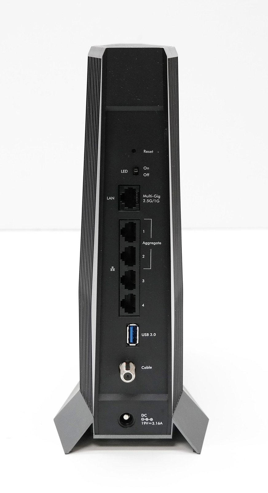 NETGEAR Nighthawk CAX80 AX6000 8-Stream Wi-Fi 6 Cable Modem Router