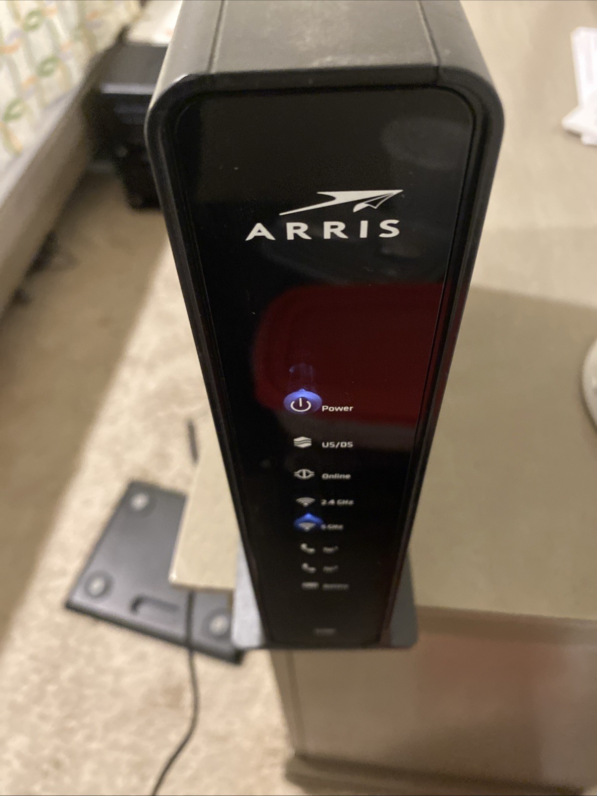 ARRIS TG1682G Wireless Modem Router – Black
