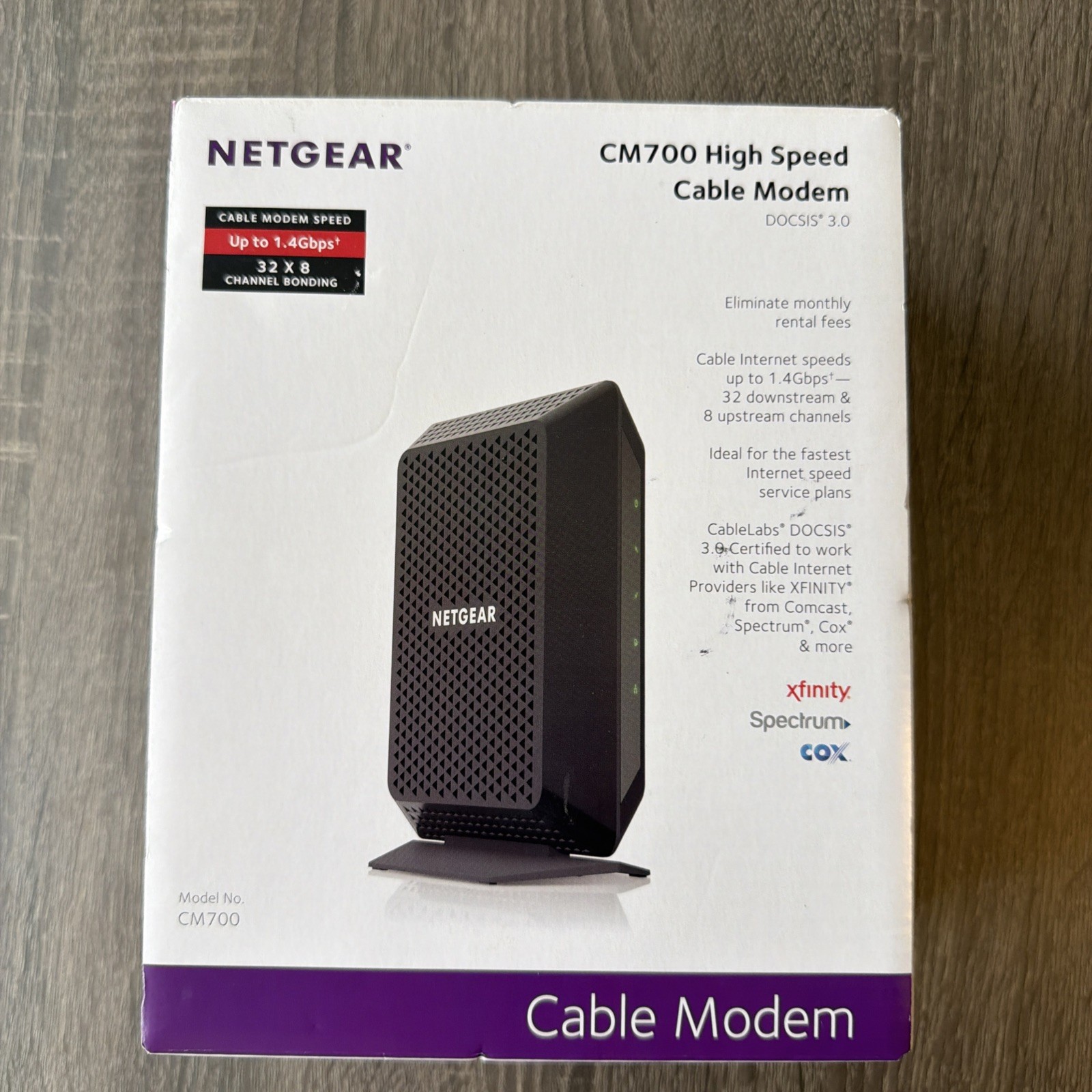 NETGEAR CM700 High Speed Cable Modem DOCSIS 3.0