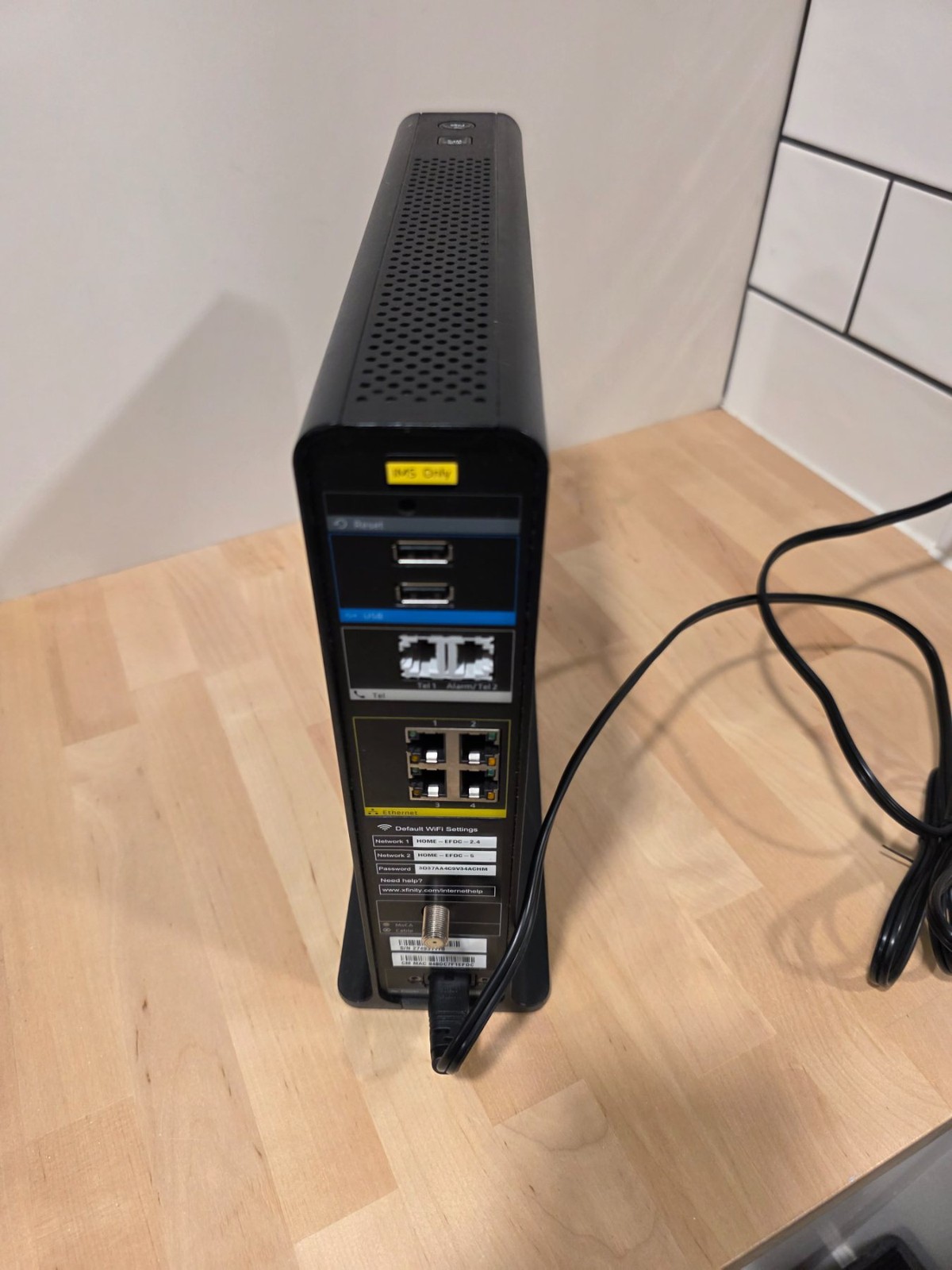 Xfinity Cisco DPC3941T XB3 DOCSIS 3.0 Dual-Band WiFi Voice Gateway