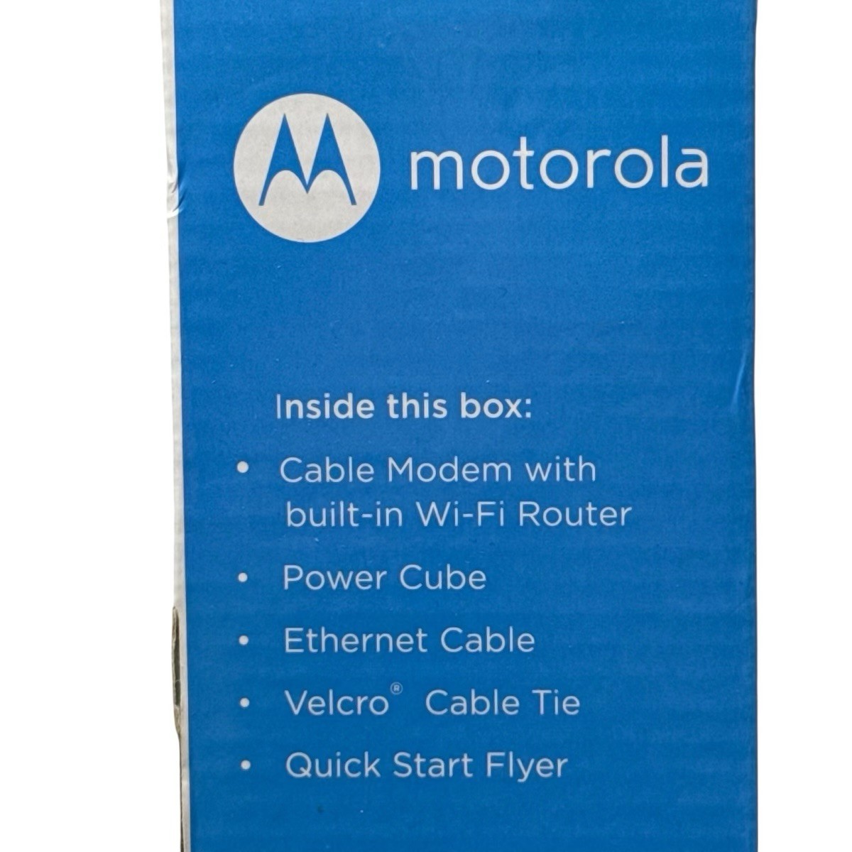 Motorola MG7540 16×4 Cable Modem Plus AC1600 Dual Band WiFi Router with DFS