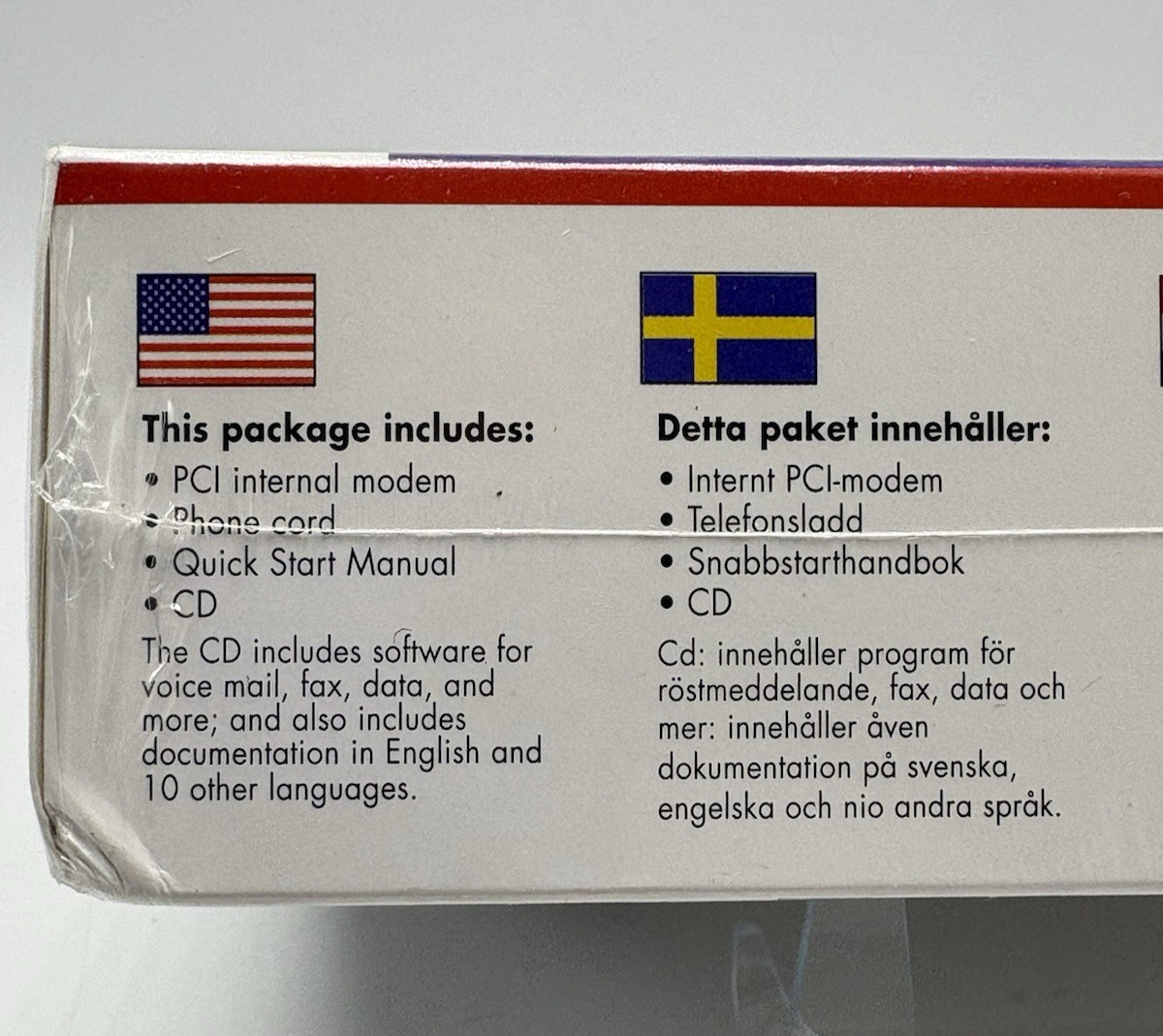 ZOOM Modem Model 3030 56K V.92/V.90 PCI Internal Modem New & Factory Sealed