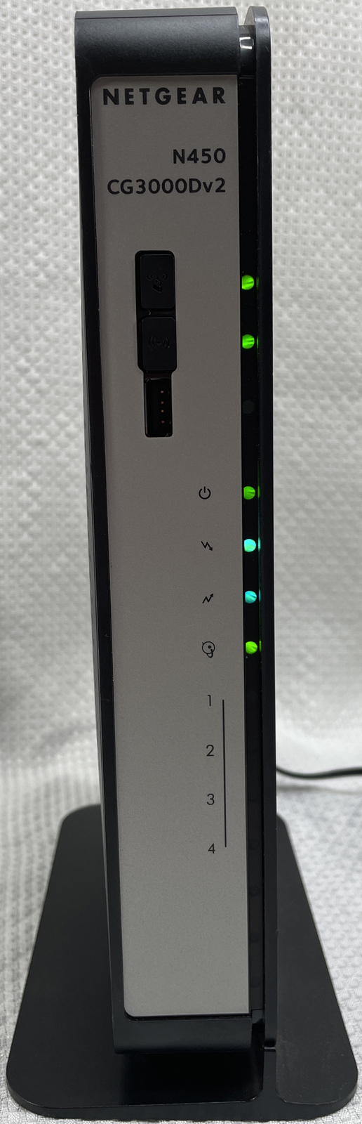 Netgear N450 CG3000Dv2 DOCSIS 3.0 Wireless Cable Modem/Router + Power Adapter