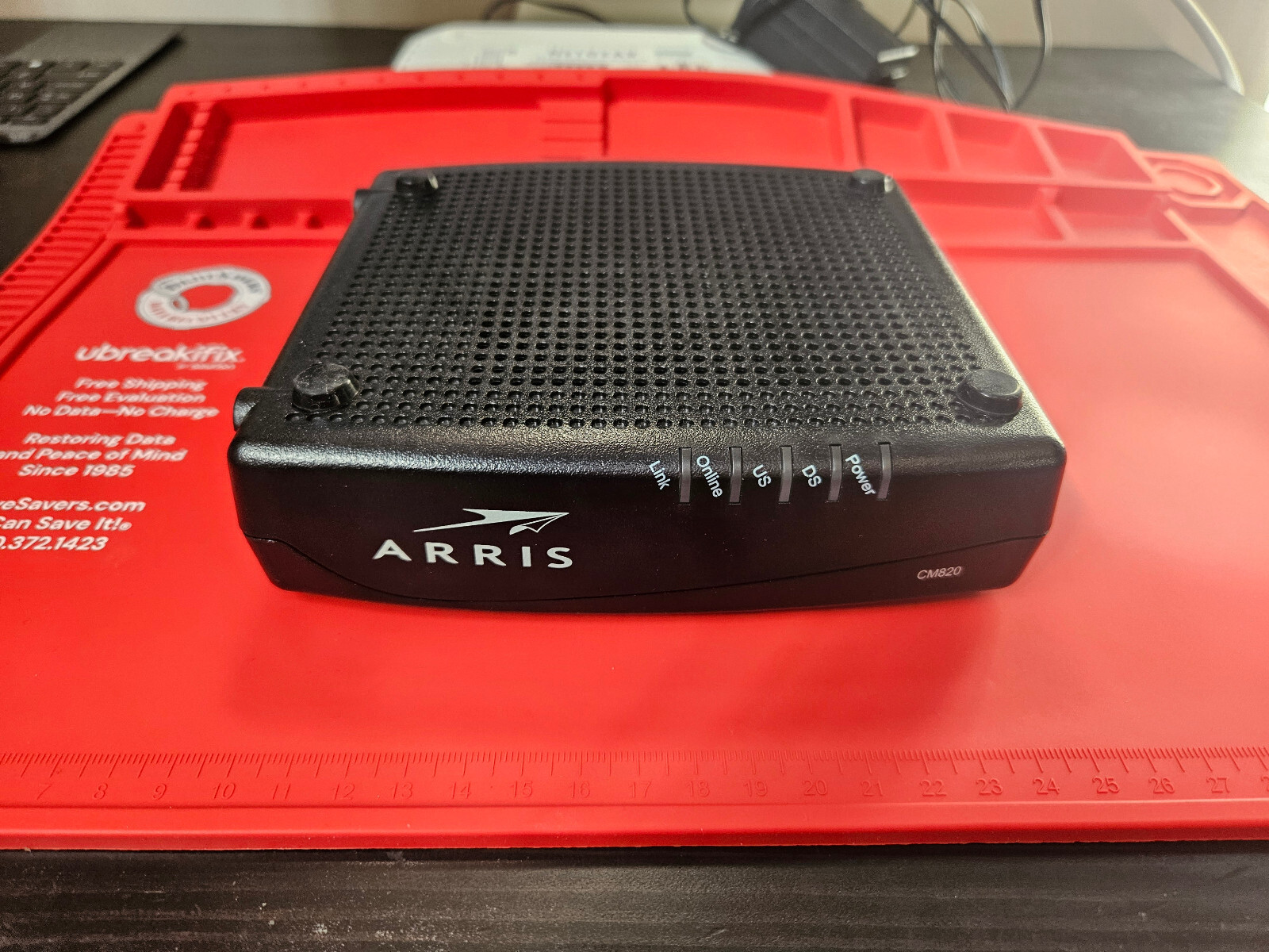 ARRIS CM820A DOCSIS 3.0 8/4 Cable Modem Internet Tested