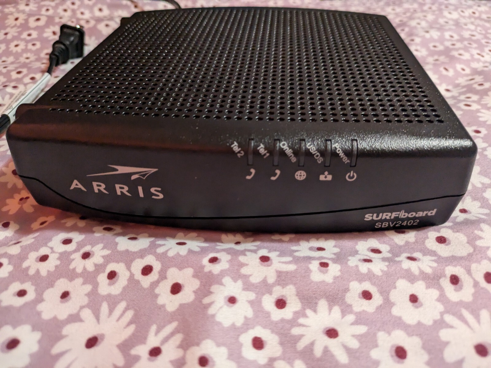 ARRIS SURFboard DOCSIS 3.0 Cable Modem (SBV2402) Power Cable Included