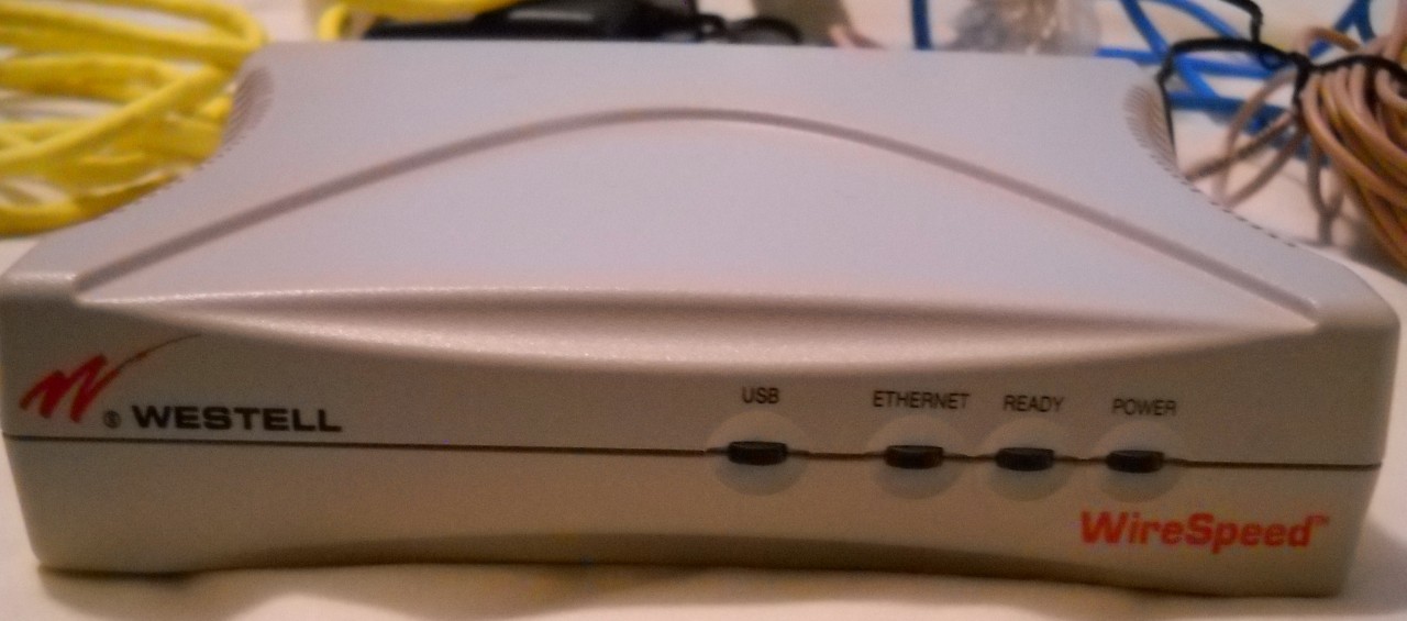 WESTELL DSL MODEM, CABLES & FILTERS – USED Plus A Free Extra Modem