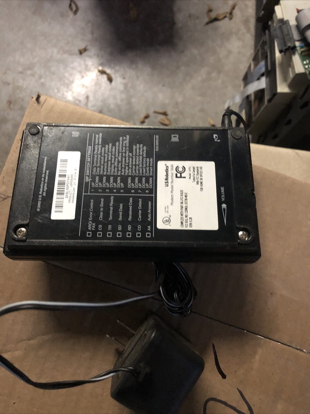 US Robotics V.92 USR5686E External Modem + Fax – Used